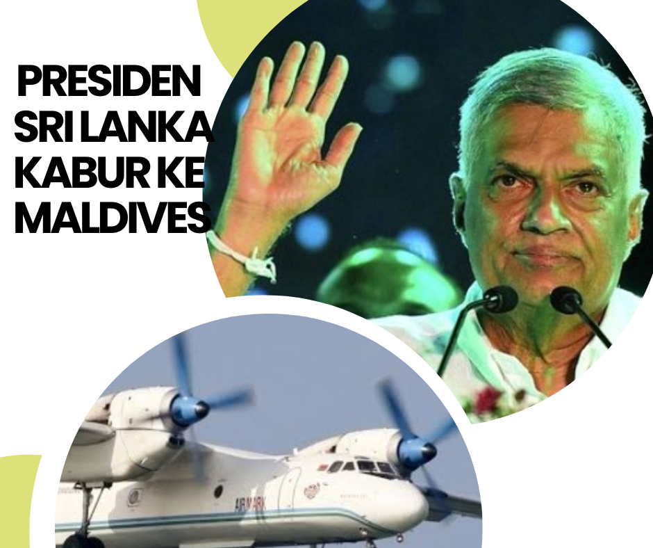 Presiden Sri Lanka Membelot ke Negara Terkecil Asia, Pesawat Militer Terbangkannya Sejauh 700 Km dari Sri Lanka