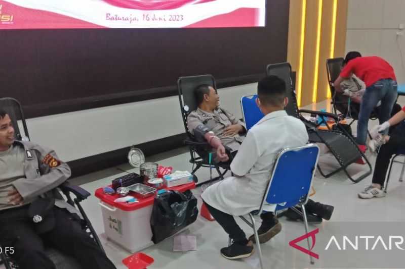 Pupuk Rasa Kemanusiaan, Kapolres OKU Timur Minta Personel Jadi Pendonor Darah Sukarela