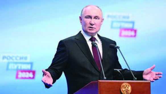 Putin Memenangkan Pemilu Russia Tanpa Perlawanan yang Berarti