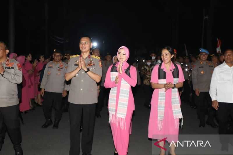 Ratusan Personel Polda Sumut Lepas Irjen Pol Dadang Hartanto