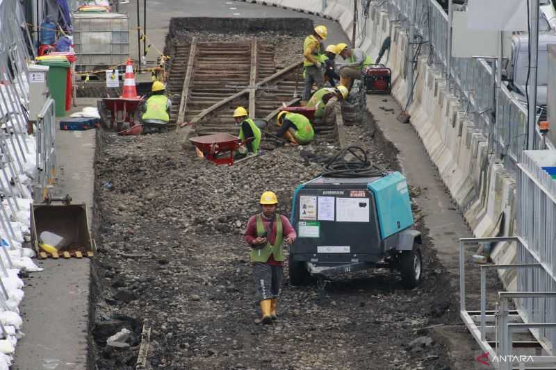 Rel Trem Kuno Peninggalan Belanda di Proyek MRT Akan Direlokasi