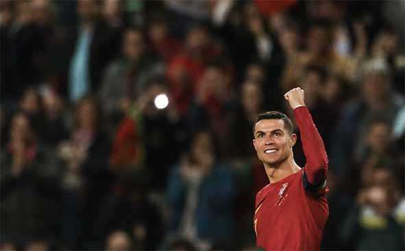 Ronaldo Cetak Dua Gol, Portugal Libas Liechtenstein 4-0