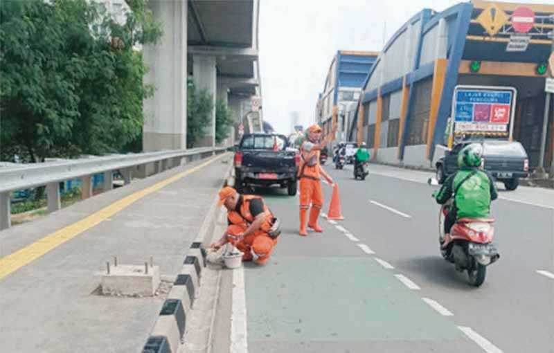 Ruas Jalan MT Haryono Dipercantik