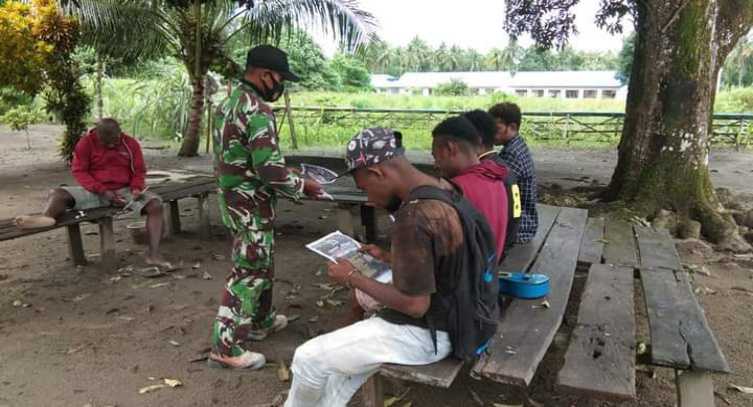 Saat Para Babinsa Turun ke Kampung-kampung Ajak Pemuda Papua Jadi Prajurit TNI