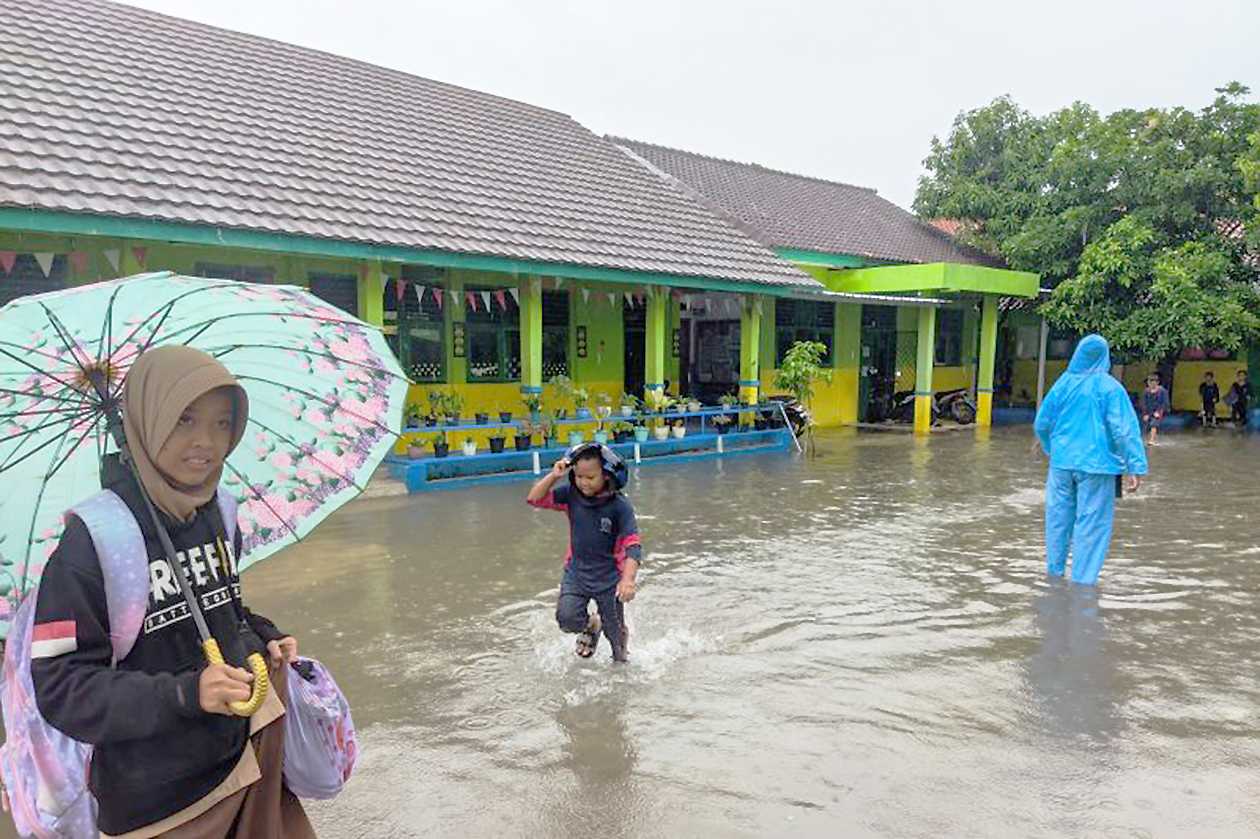 SDN Citerep Serang Terendam Banjir