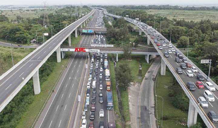 Sebanyak 1,1 Juta Kendaraan Tinggalkan Jabodetabek