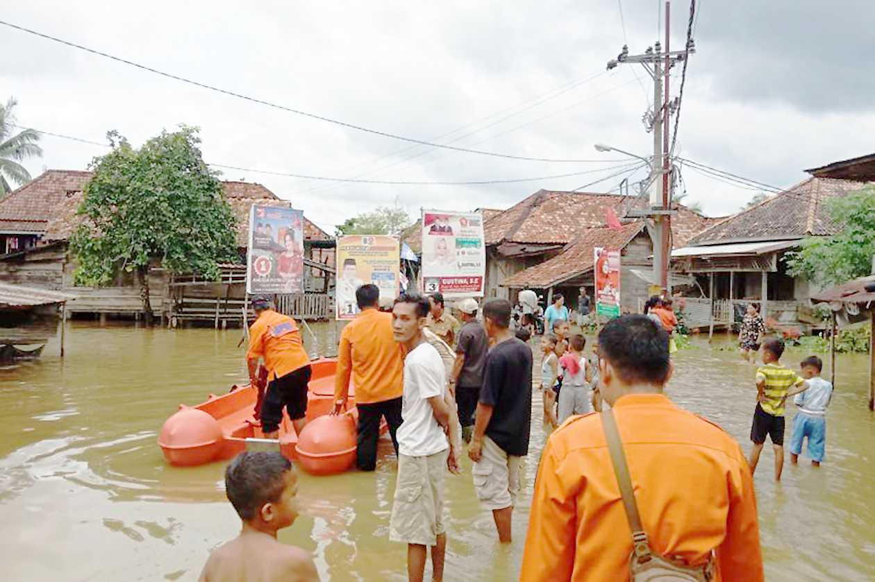 Sebanyak 273 Rumah Terendam Banjir di Musi Banyuasin