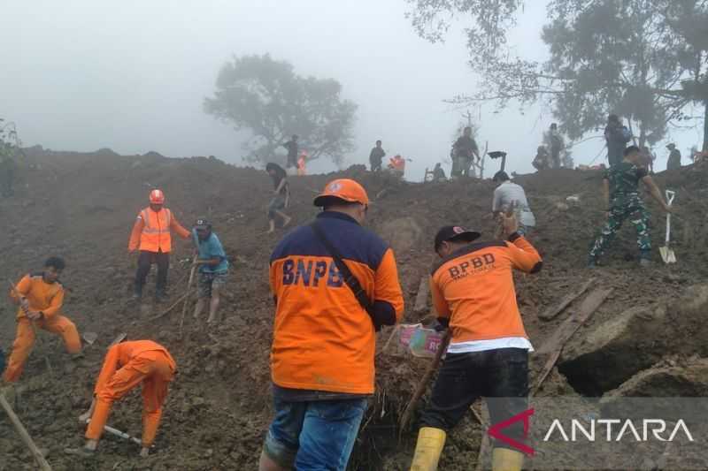 Seluruh Korban Sudah Ditemukan, BNPB: Operasi SAR Korban Longsor Tana Toraja Dihentikan