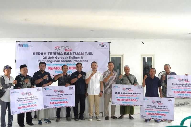 Semen Indonesia Bantu Pengembangan Usaha Mikro dan Pertanian di Lamongan dan Gresik