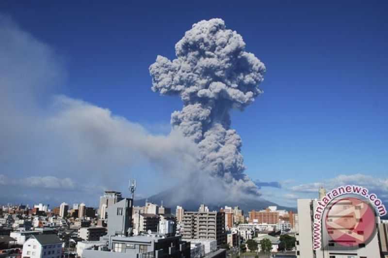 Semoga Tak Ada Korban, KBRI Tokyo Imbau WNI Waspadai Kemungkinan Susulan Letusan Gunung Sakurajima