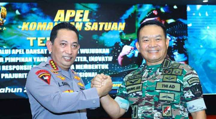 Sinergitas TNI-Polri untuk Wujudkan Indonesia Emas 2045