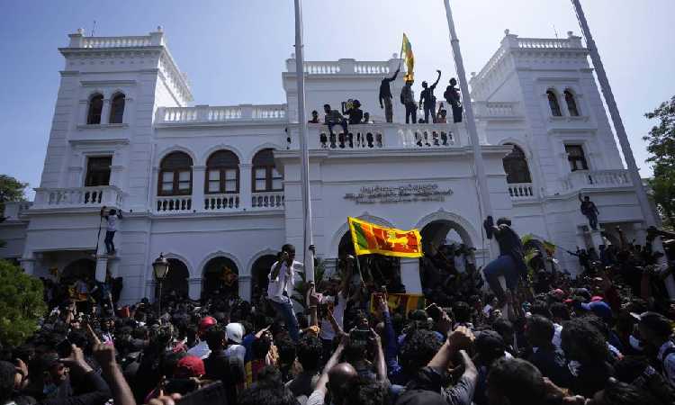 Sri Lanka Makin Bergejolak! Baru Ditunjuk, Massa Demo Tuntut Plt Presiden Segera Mundur