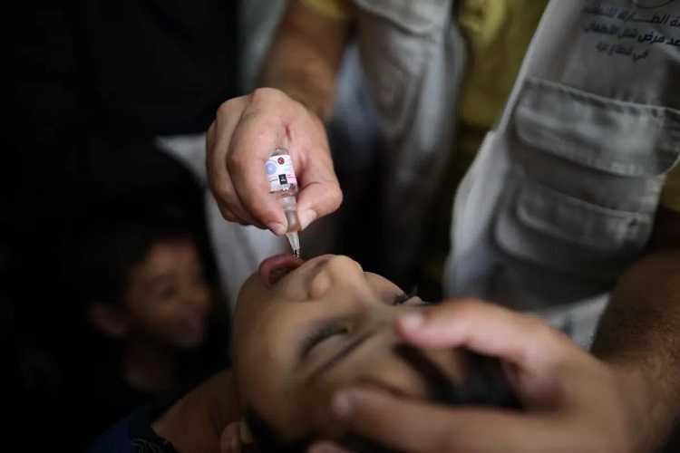 Tahap Pertama Kampanye Antipolio di Gaza Tuntas