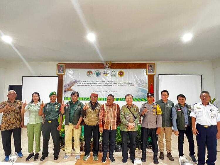 Taman Safari Bogor dan KLHK Segera Lepasliarkan Komodo di Cagar Alam Wae Wuul NTT