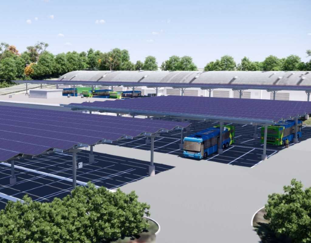 Terminal Bus Listrik Microgrid di Montgomery Sedang Dalam Pembangunan