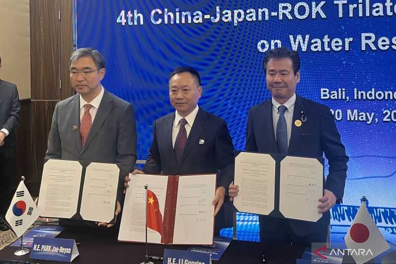 Tiongkok, Jepang, Korsel Sepakati Perjanjian Pengembangan Sumber Daya Air