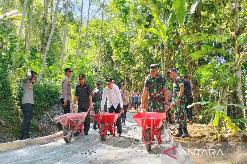 TMMD di Kulon Progo Fokus Pembangunan Infrastruktur di Ngargosari