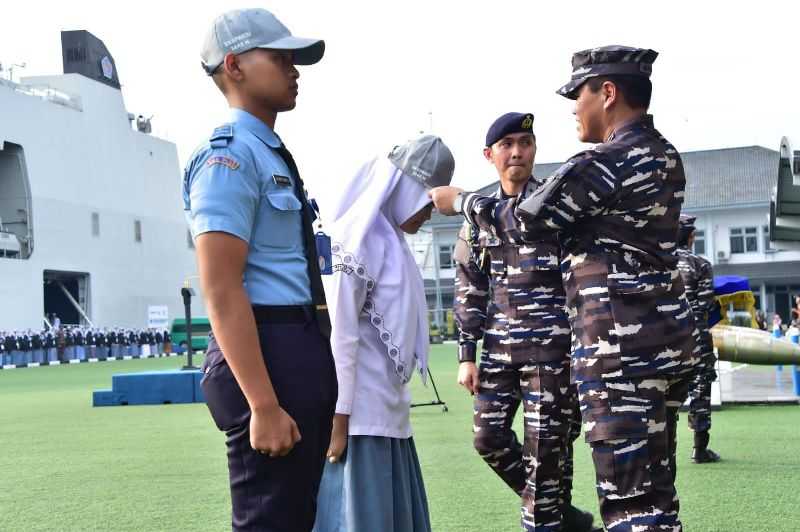 TNI AL Fasilitasi Pesantren Kilat di Atas Kapal Perang