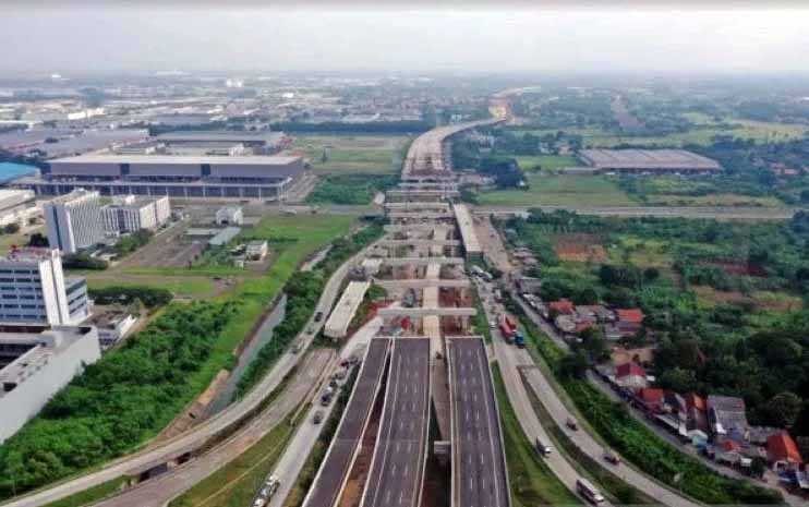 Tol Jatikarya-Cikeas Baru 87 Persen