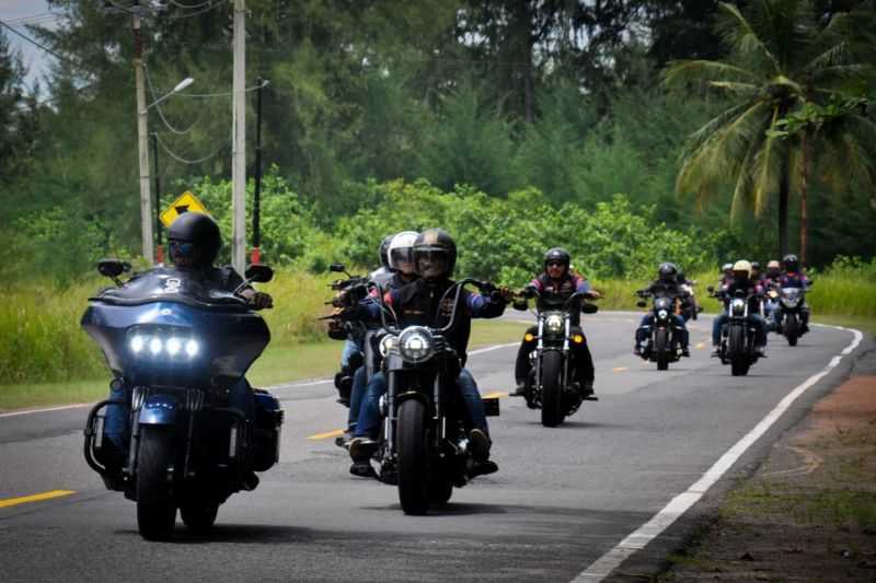 Touring Klub Motor Harley Davidson Jadi Ajang Promosi Wisata di Kepri