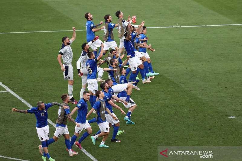 Tundukkan Austria 2-1, Italia ke Perempat Final Piala Eropa 2020