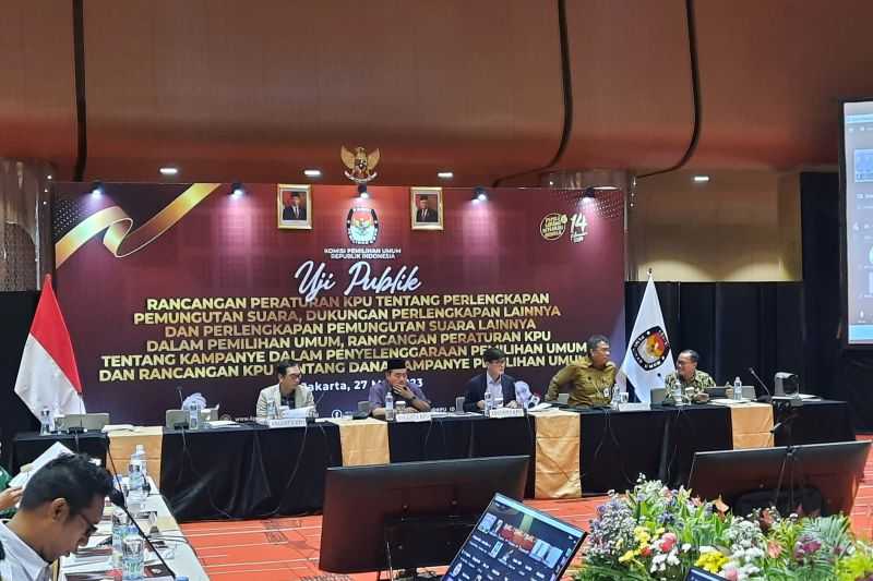 Uji Publik 3 Rancangan Peraturan KPU terkait Pemilu Digelar di Jakarta