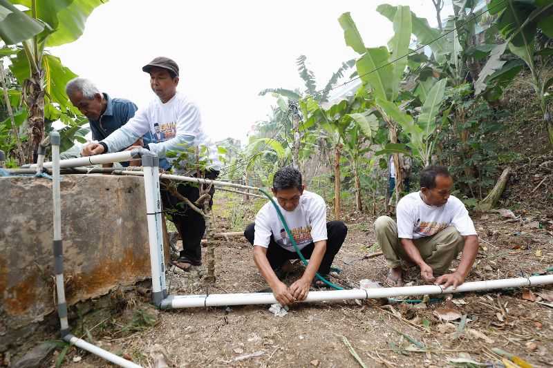 Warga Sukabumi Bersyukur Ganjar Sejati Bantu Alirkan Air Bersih untuk Atasi Kekeringan