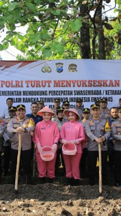 Polres Madiun tanam komoditas jagung dukung ketahanan pangan