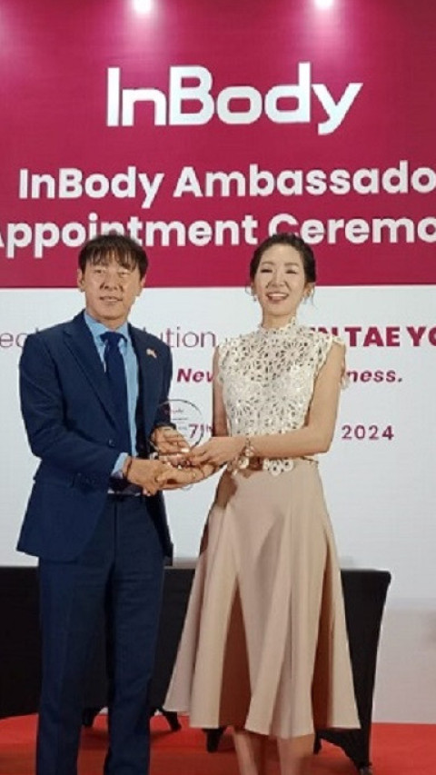 InBody Tunjuk Shin Tae Yong Sebagai Brand Ambassador