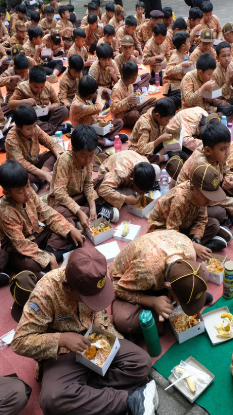 Uji coba makan bergizi gratis di Wonosobo