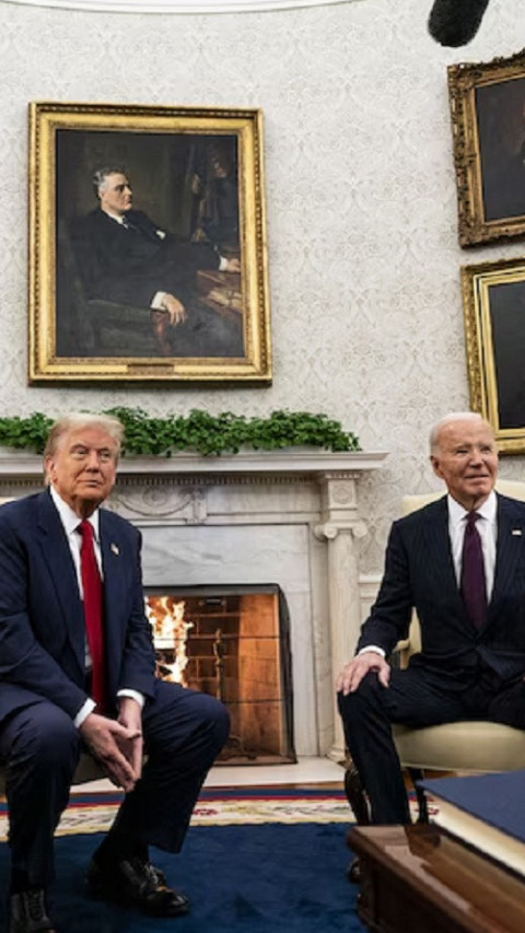 Biden Sambut Trump di Gedung Putih, “Selamat Datang Kembali”