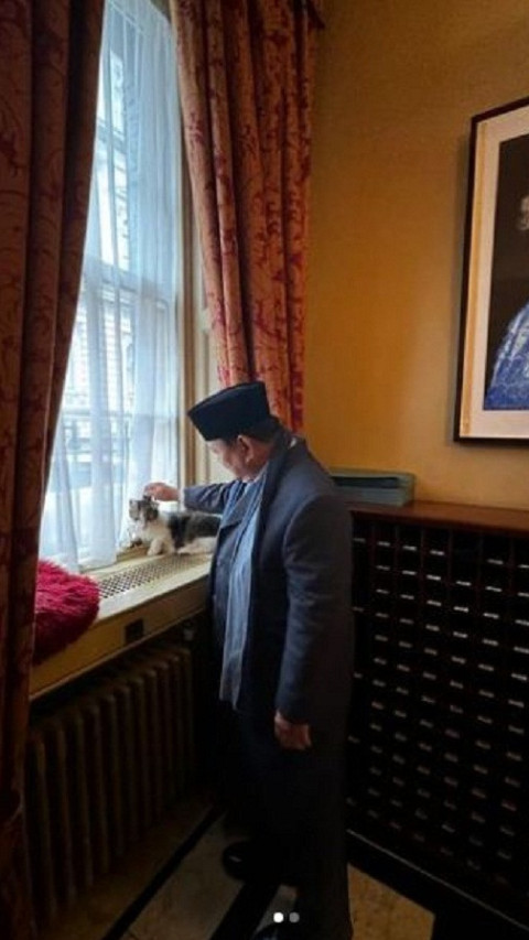 Presiden Prabowo Bertemu Larry the Cat di Kantor PM Inggris