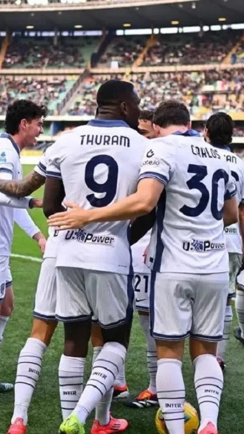 Inter Milan Naik Ke Puncak Klasemen Usai Menang Telak 5-0 Atas Verona