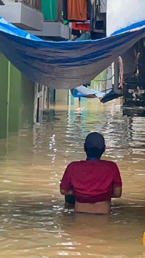 Kali Ciliwung Meluap, Permukiman Warga Kebon Pala Terendam Banjir 