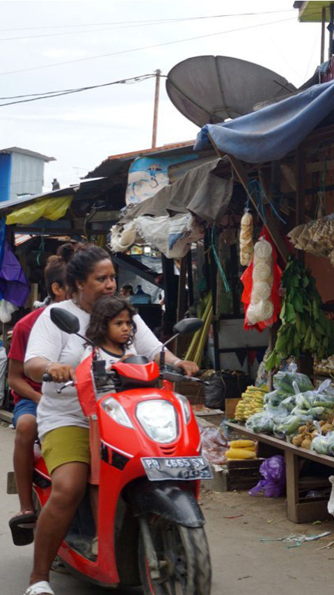 Pasar Sepi saat Pencoblosan