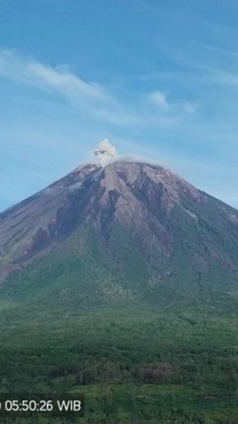 Gunung Semeru Kembali Erupsi, Warga Diimbau Hindari Tepi Sungai Besuk Kobokan