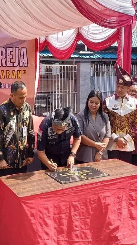 Untuk Penuhi Hak Warga Binaan Menjalankan Ibabah, Gereja Ini Diresmikan di Rutan Tanjungpinang