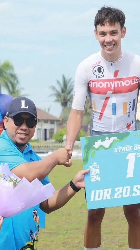 Pembalap Sepeda Indonesia Bernard Van Aert Pimpin Sementara Klasifikasi Poin Tour de Siak