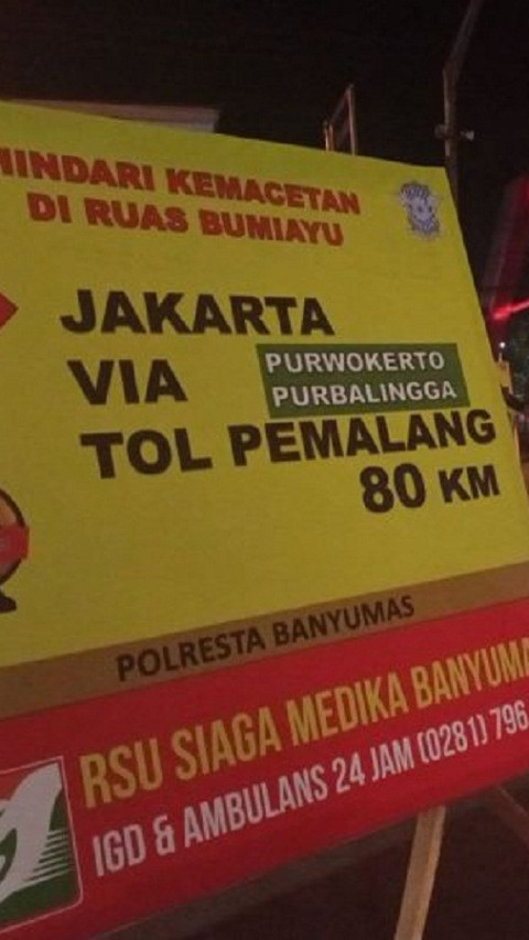 Libur Nataru, Satlantas Patikan Jalur Utama di Banyumas Siap Dilalui Pemudik 