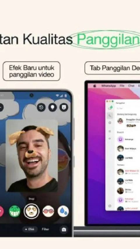 WhatsApp Tingkatkan Fitur Panggilan Jelang Libur Akhir Tahun