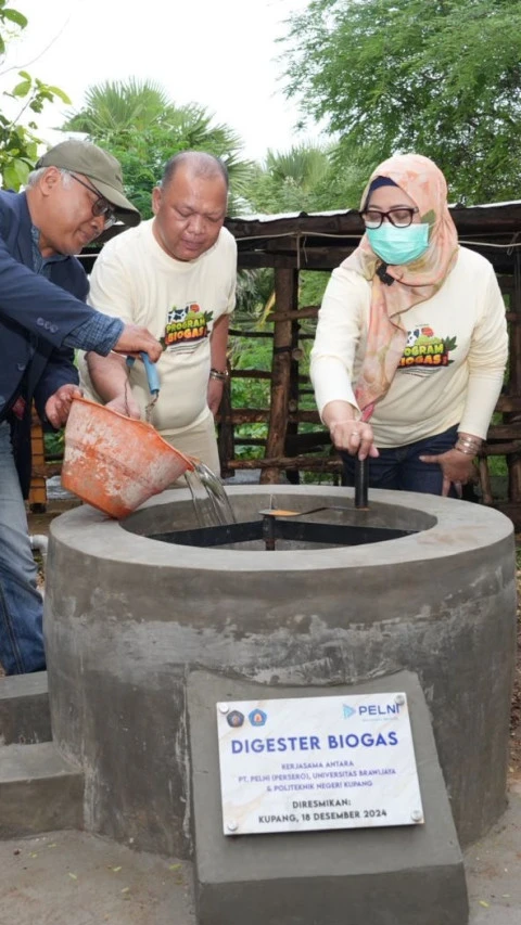 Resmikan Digester Biogas, PELNI Manfaatkan Limbah Sapi Ternak Jadi Energi Terbarukan