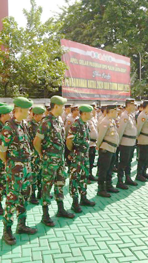 Ratusan Personel Gabungan Siap Amankan Ibadah Natal di 177 Gereja Wilayah Jakbar