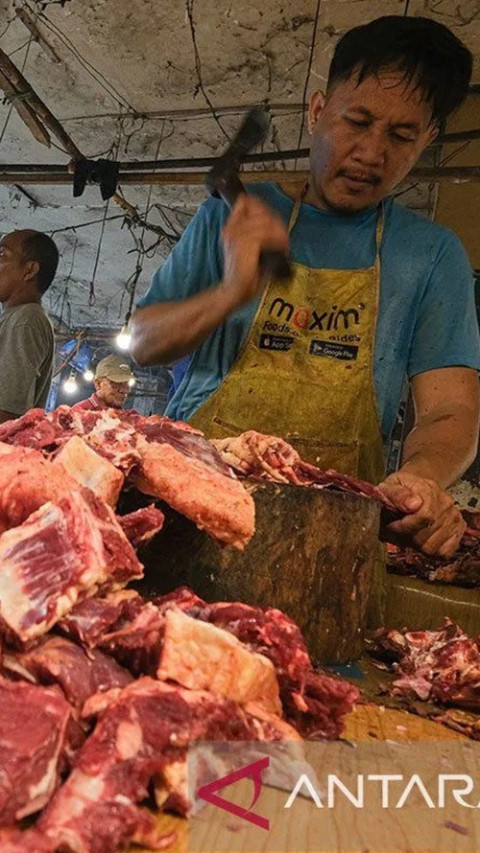 Sabtu, Harga Pangan Mayoritas Turun, Daging Sapi Rp131.990 per Kg