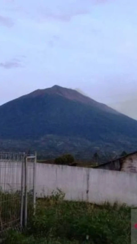 Waspada, Gunung Kerinci Berpotensi Erupsi Tiba-tiba, Sudah 1.884 Kali Gempa