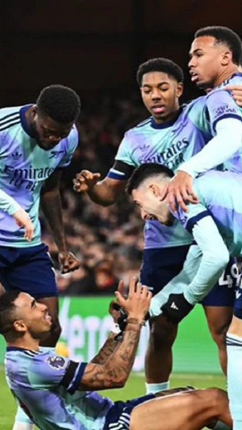 Lanjutan Laga Liga Inggris, Bantai Crystal Palace 5-1, Arsenal Kembali ke Jalur Kemenangan