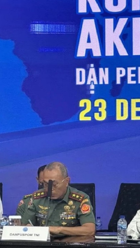 Usut Tuntas Tanpa Kompromi, Danpuspom TNI Sebut Telah Menindak 254 Anggota yang Terlibat Narkoba