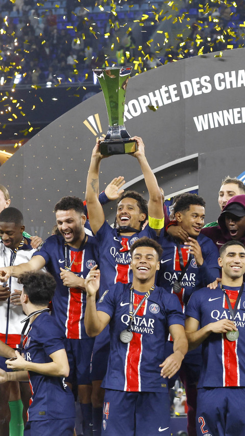 PSG Raih Trofi Champions Prancis