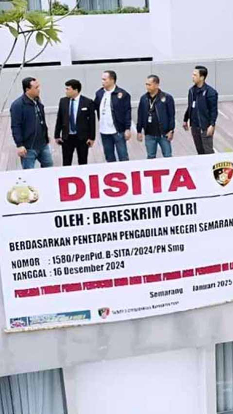 Bareskrim Polri Sita Hotel Aruss Semarang terkait Pidana Pencucian Uang Judi Online