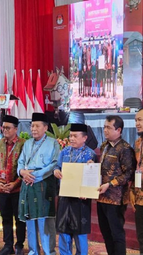 KPU Tetapkan Al Haris-Sani Gubernur dan Wagub Terpilih Pilgub Jambi 2024