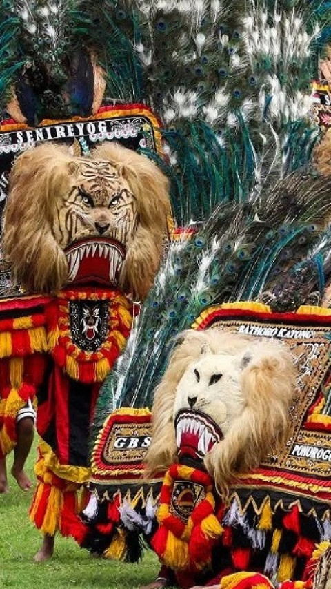 Meriah, Reog Ponorogo Ditampilkan dalam Syukuran Penetapan Warisan Budaya Takbenda UNESCO